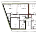3-ETW im DG, Grundriss - Mieter drin, Rendite läuft: 3-Zi.-DG-ETW mit Stellplatz in KA-Durlach-Aue