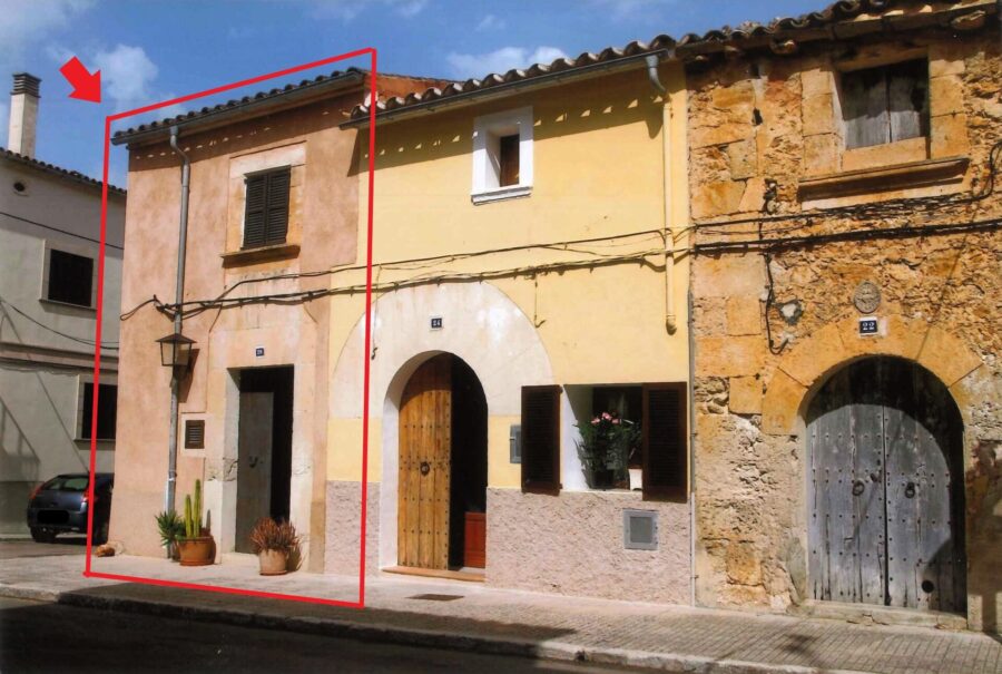 Reizvolles, mallorquinisches Wohnhaus mit Traumblick auf das Tramuntanagebirge, 07430 Llubí (Spanien), Reihenendhaus