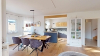 DHH, EG Essen Küche - Einziehen – Wohlfühlen – Leben genießen: Moderne DHH mit EBK, Garten, neue PV-Anlage in Rheinau-Linx